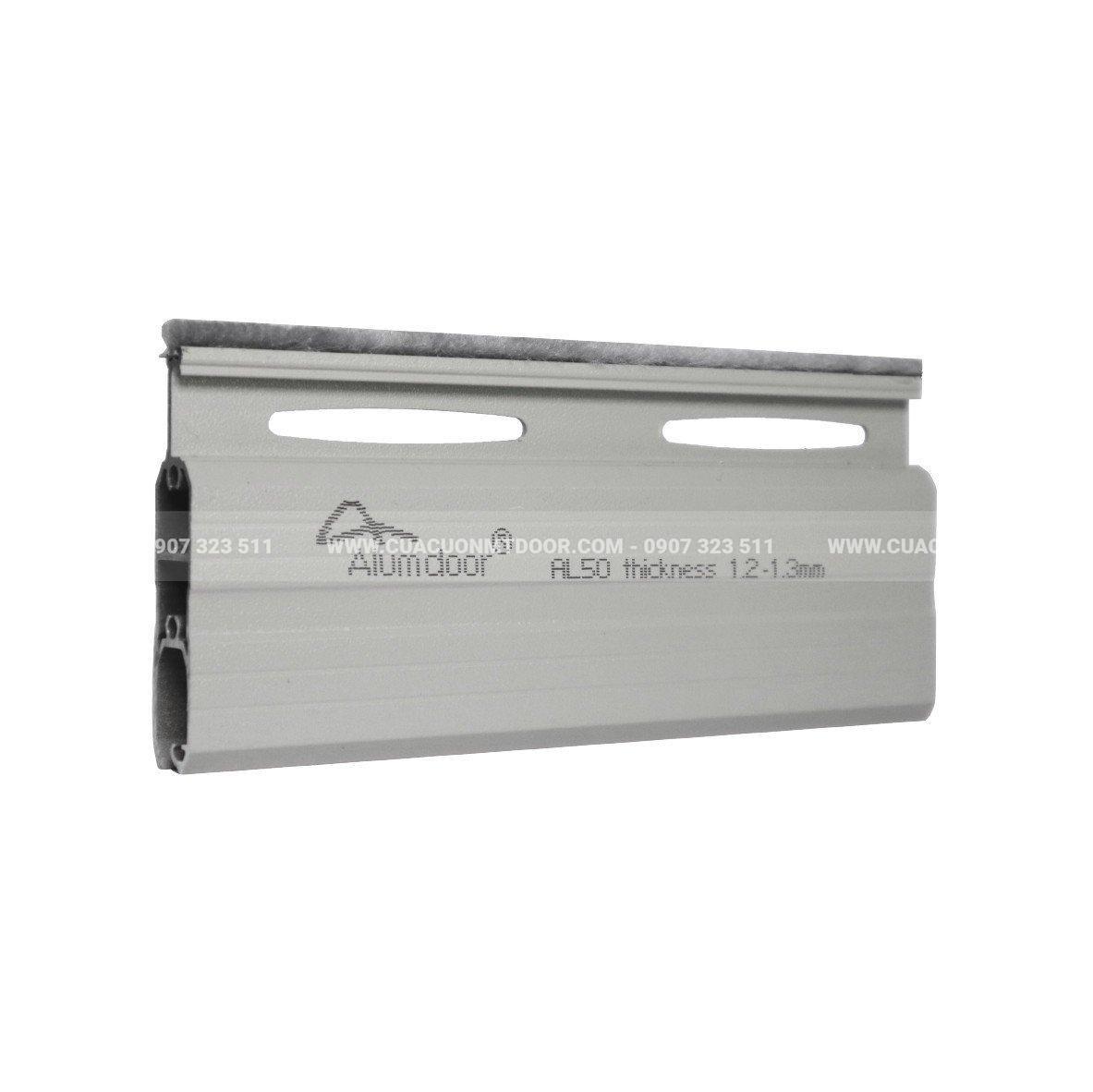   Cửa cuốn ALumdoor AL50 Thickness 1.2 - 1.3mm